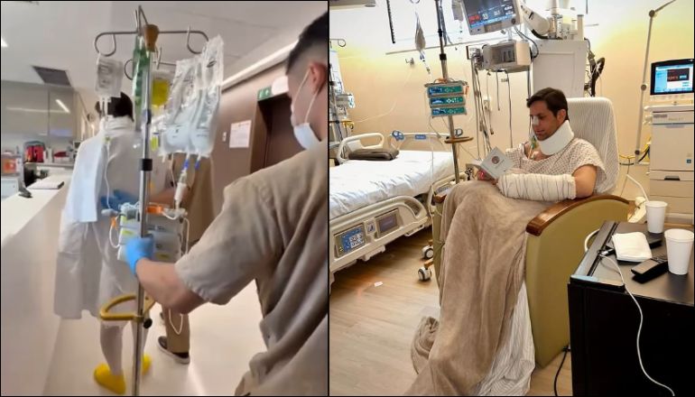 Rafael Motta tem recuperação favorável e já caminha pela UTI; Confira